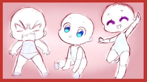 chibi draw base